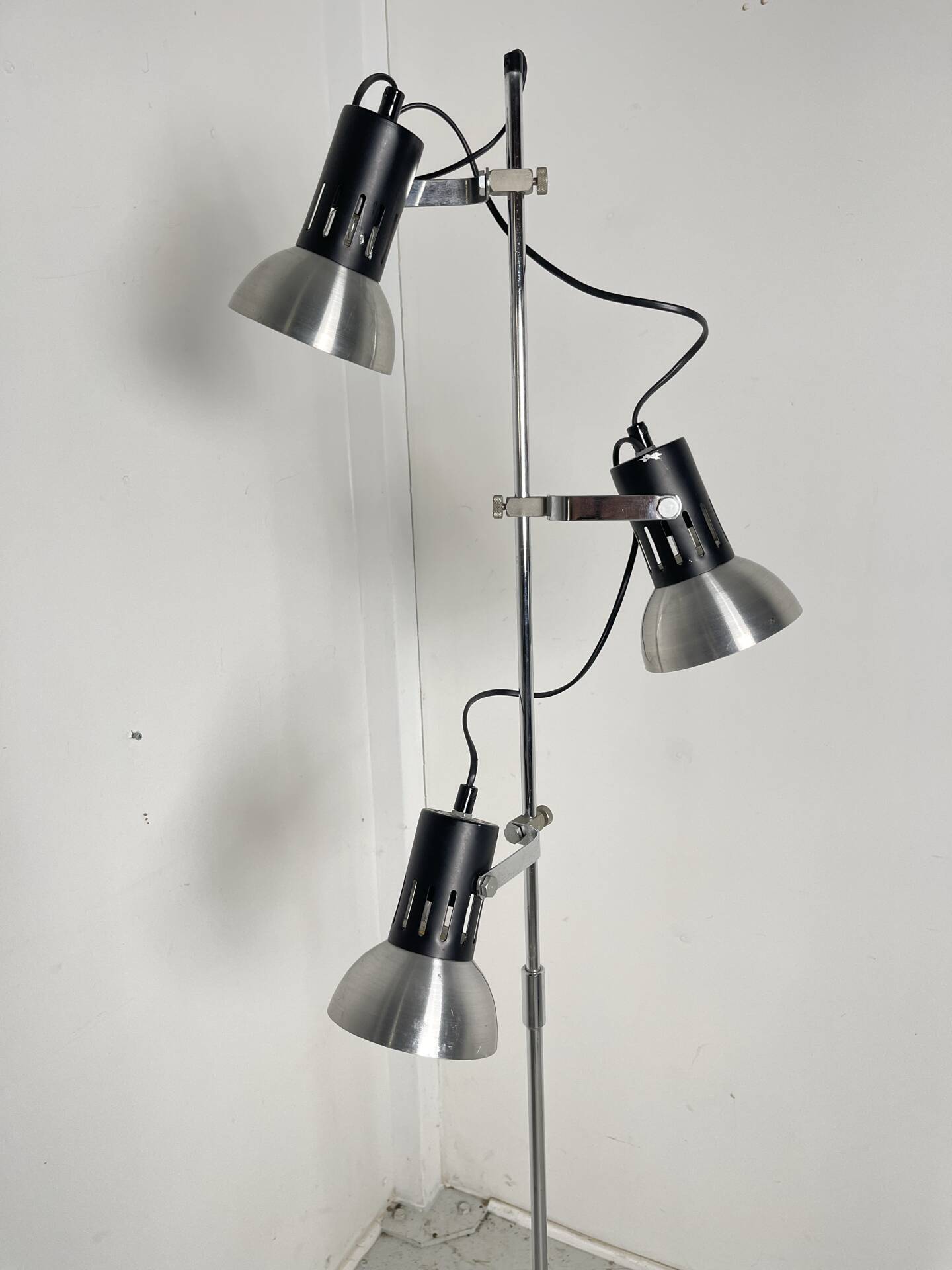 Lampadaire 3 spots années 80