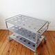 Niels Gammelgaard vintage metal trolley, rolling cart