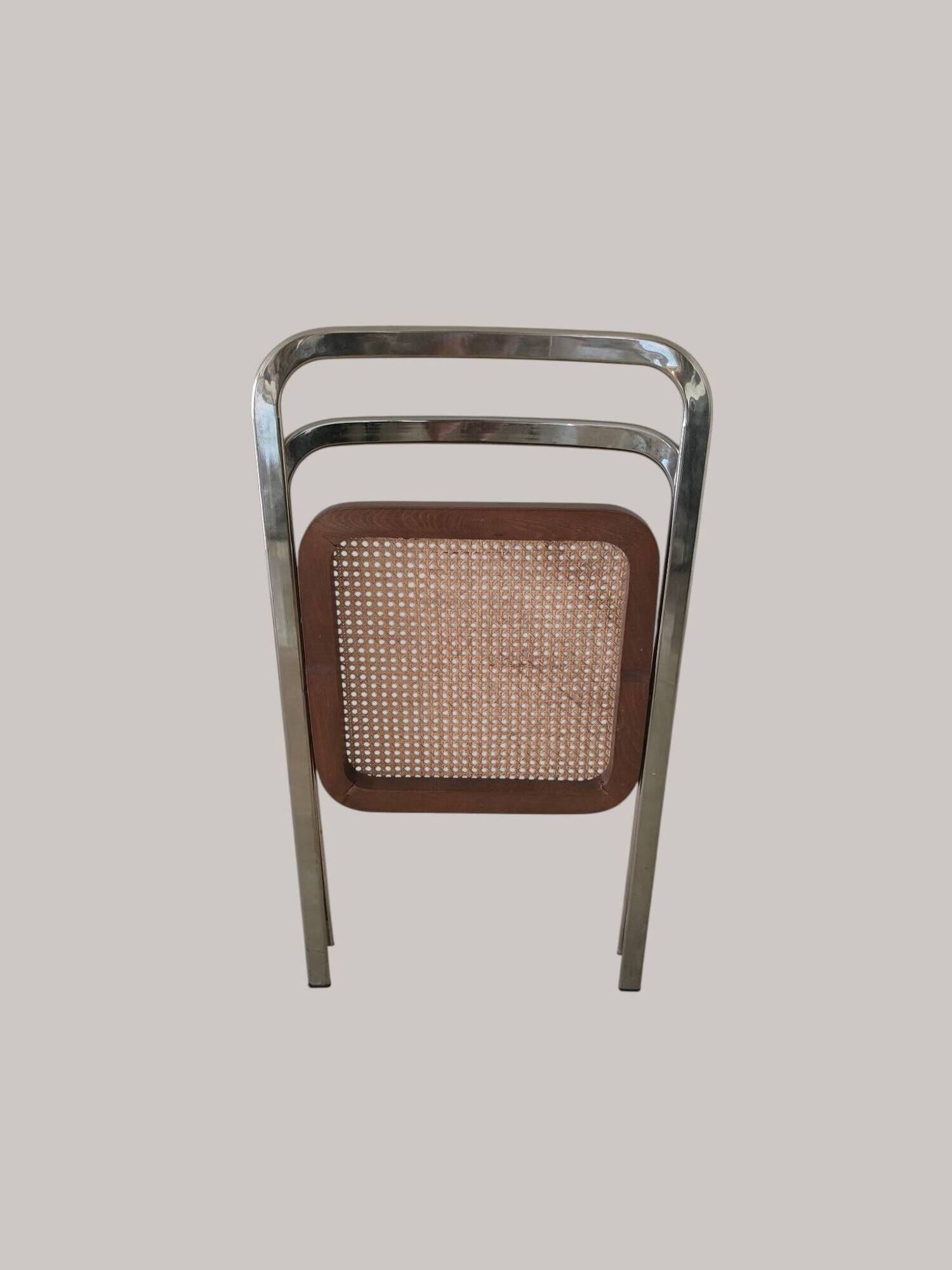 Giorgio Cattelan caned folding chair for Cidue – Italy, 1970s