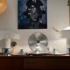 Modernist silver wall light(s)