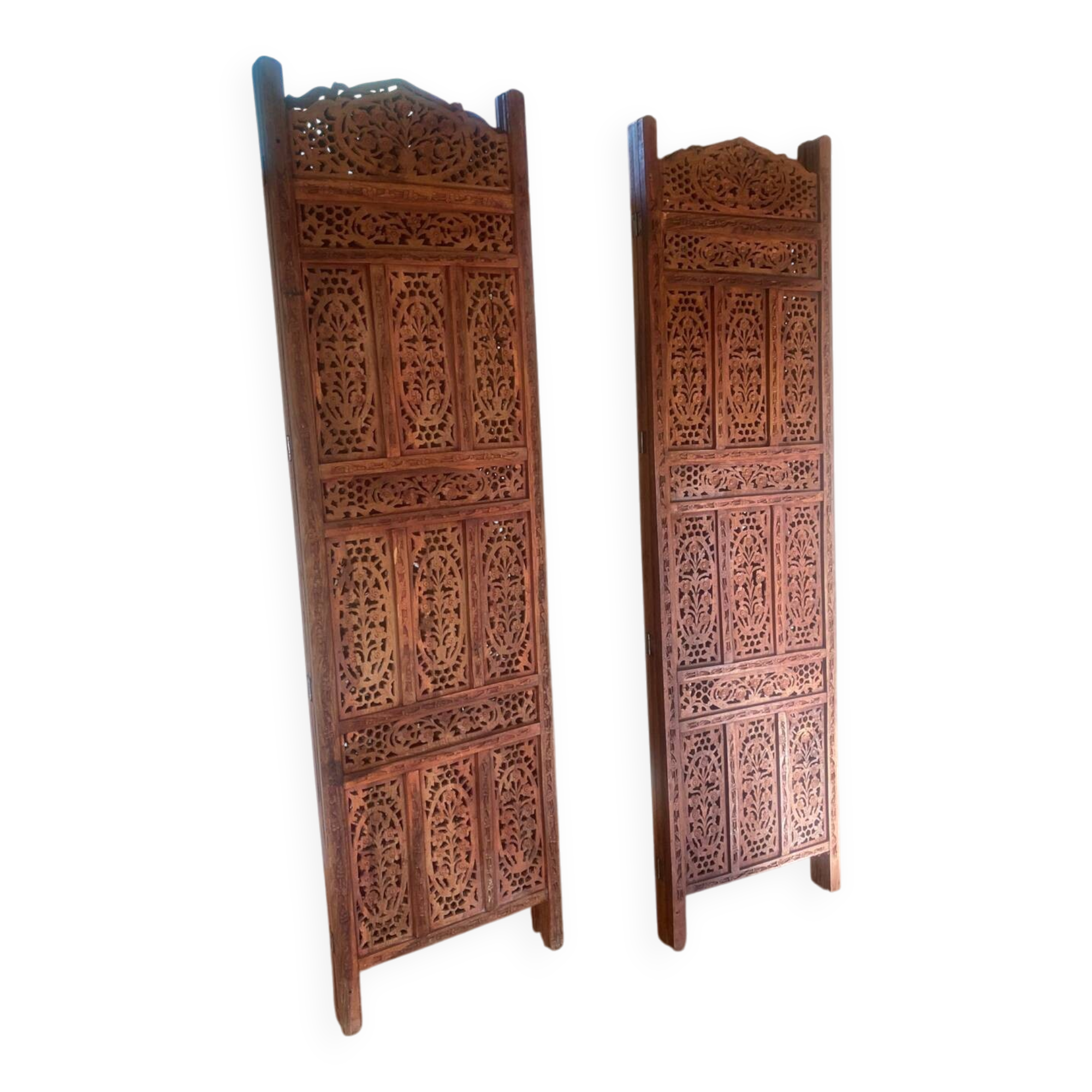 Deux paravents bois