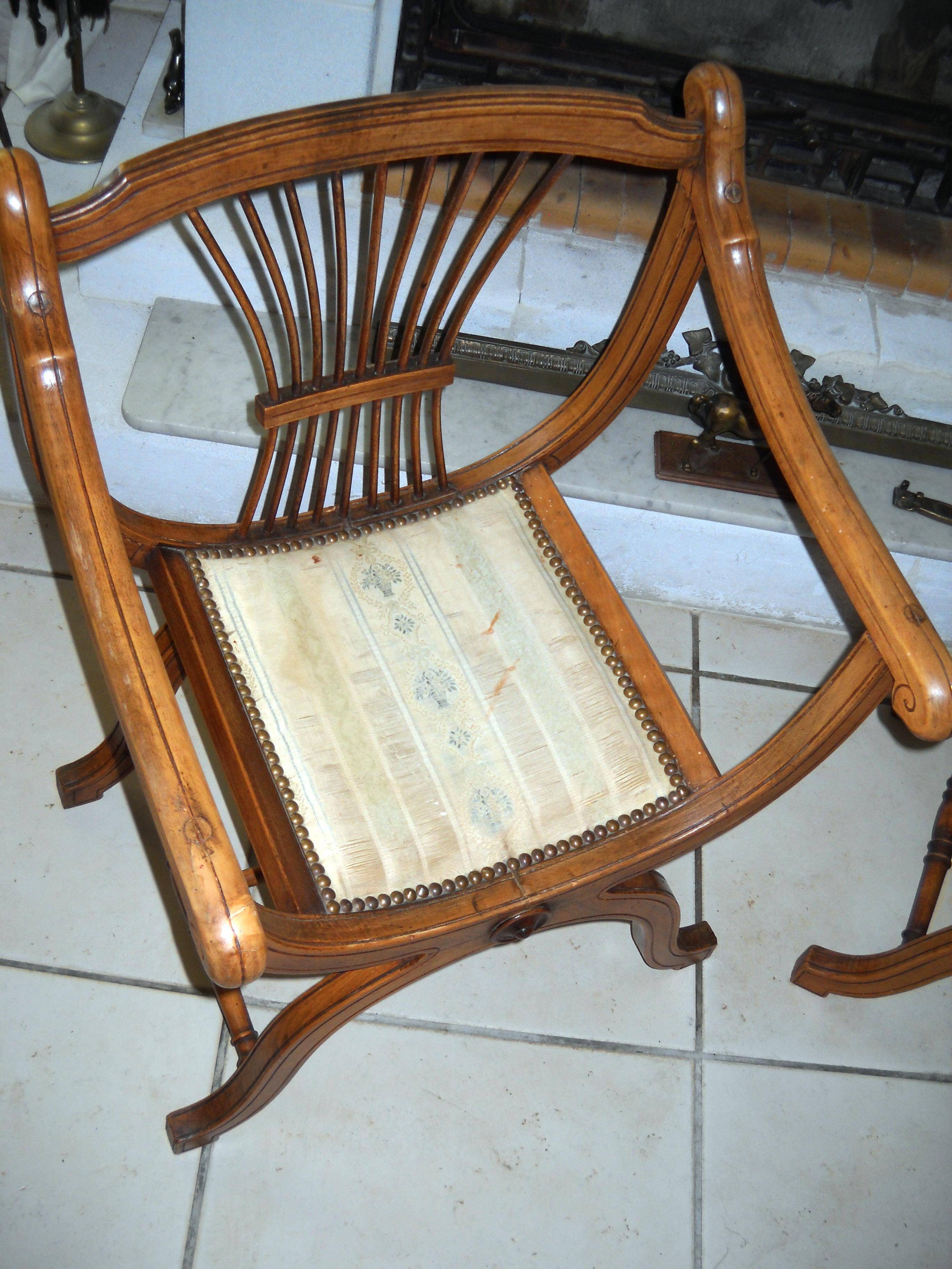 Pair of Dagobert armchairs
