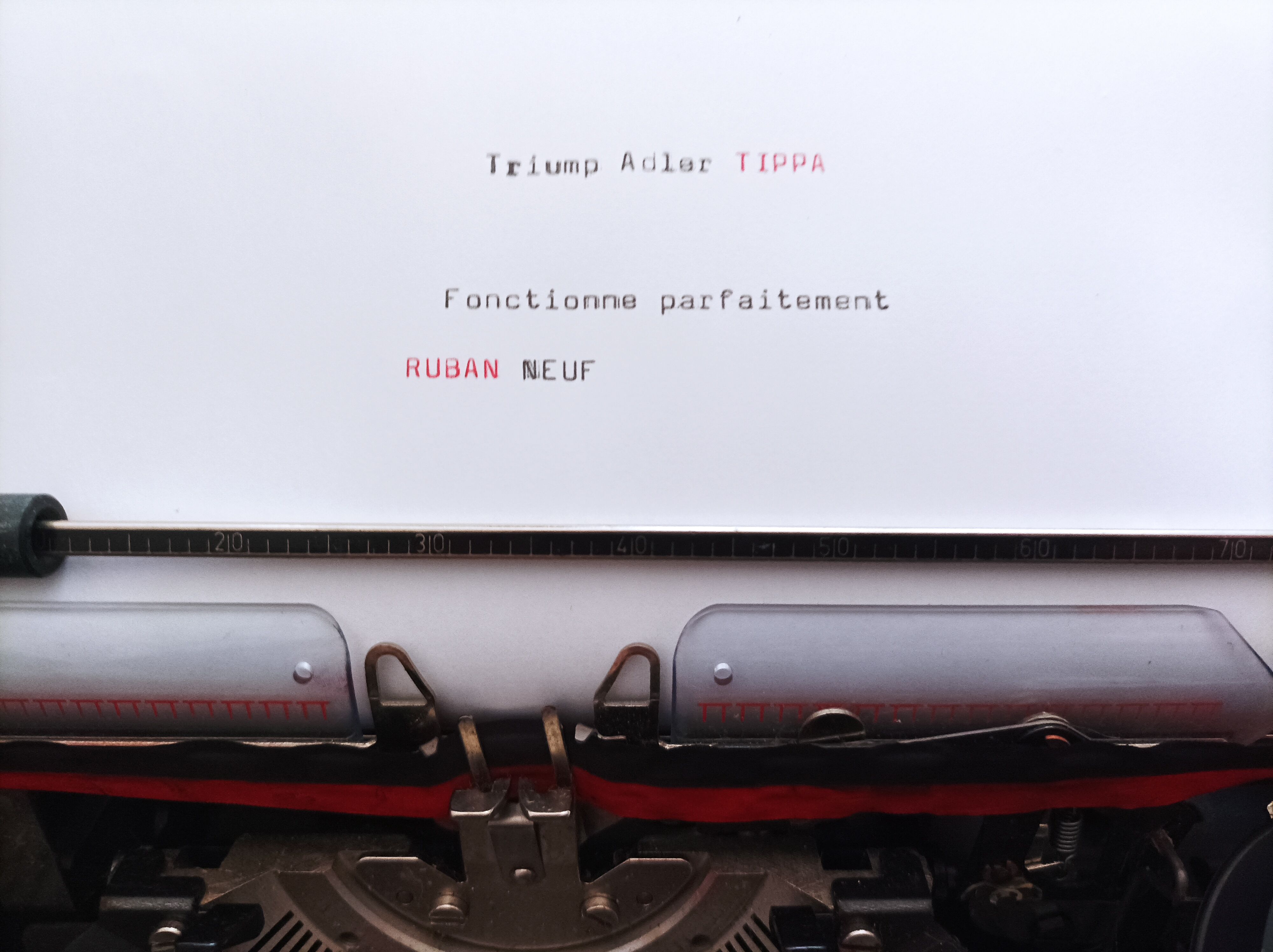 Machine a écrire Triumph Adler Tippa 1970'