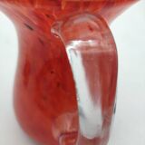 Vase en verre soufflé.