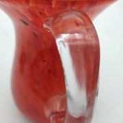 Blown glass vase.