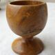 6 wooden egg cups
