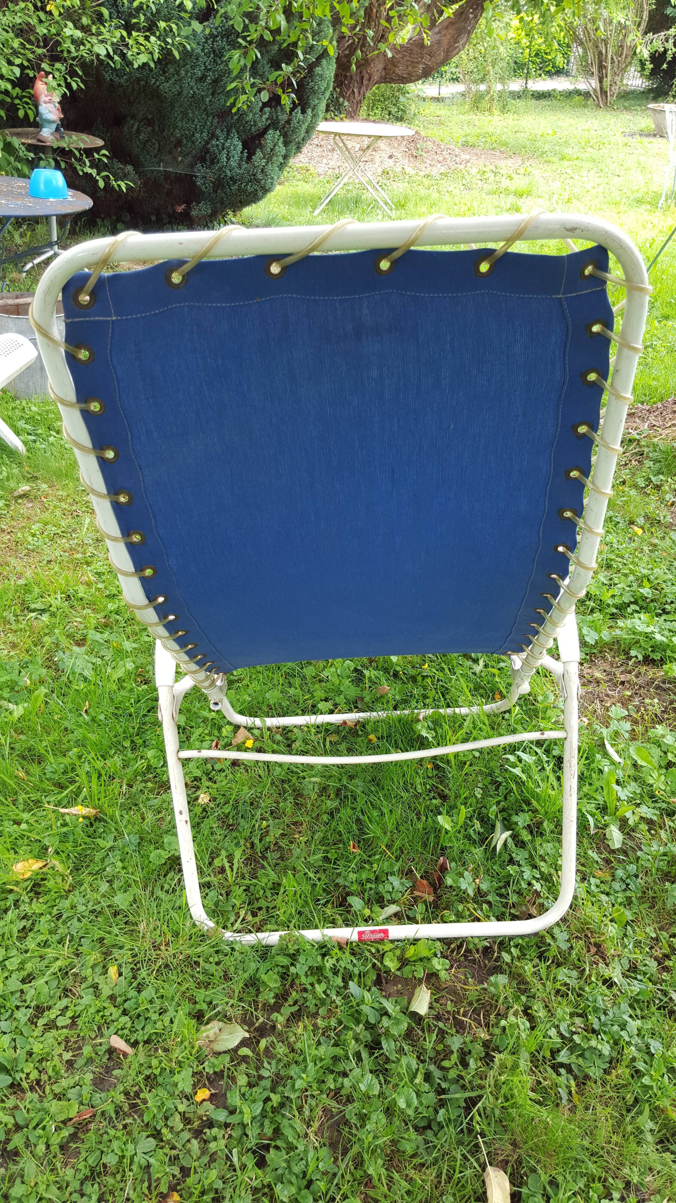 Homa Denmark vintage sunbed lounger