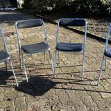 Set of 4 folding chairs Souvignet