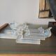 9 doors art deco knives in opalescent glass, bestiary.