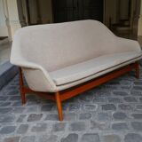 Sofa organic Danish Ib Kofod - Larsen for Carlo Gahrn of 1957