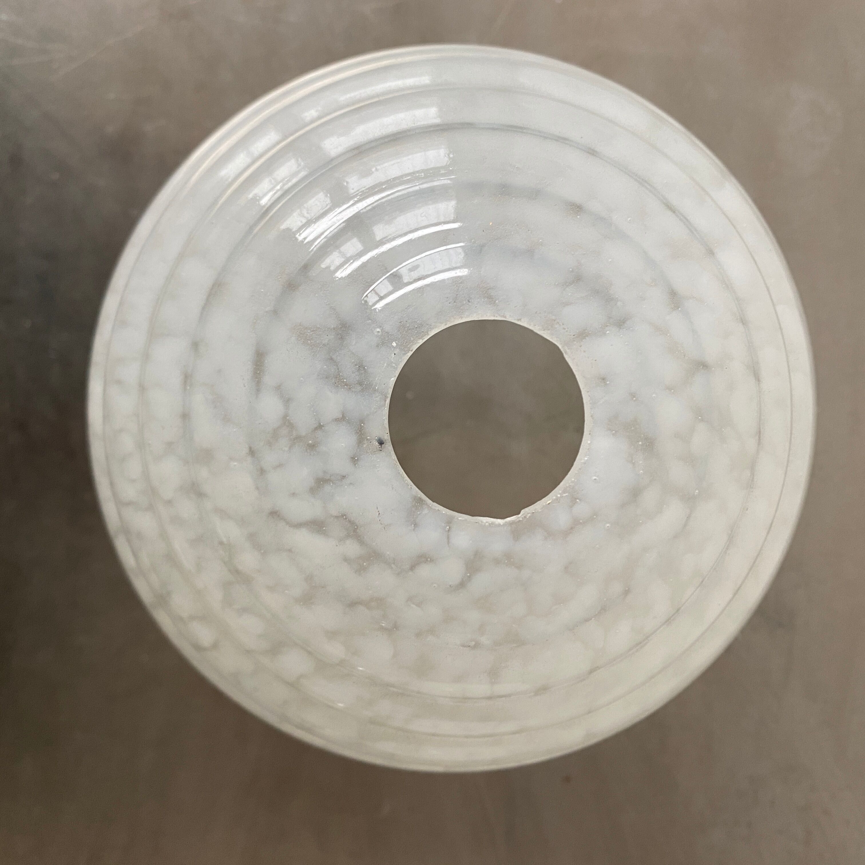 Lot 2 old vintage clichy glass sconces