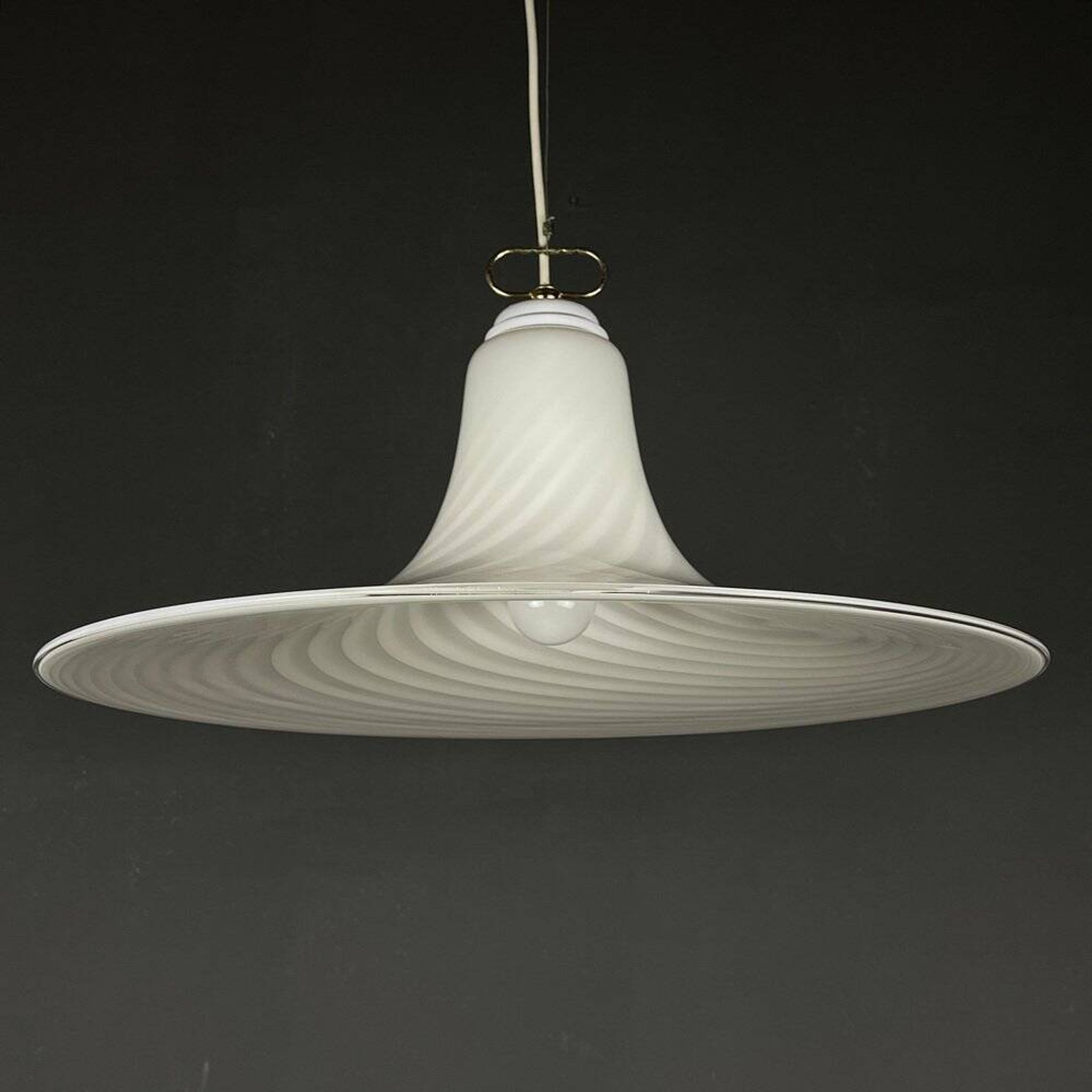 Murano glass pendant lamp Tourbillon by Vetri Murano, Italy, 1970s
