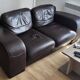 Authentica 2-seater sofa in genuine leather