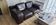 Authentic two-seater sofa in genuine leather.