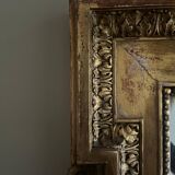 Miroir ancien doré 19ème siècle trumeau