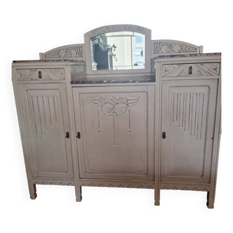 Vintage marble/wood sideboard