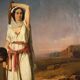 Great 19th century French painting, Hagar and Ishmael