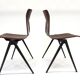 Vintage set of four Galvanitas S22 school chairs in the Netherlands