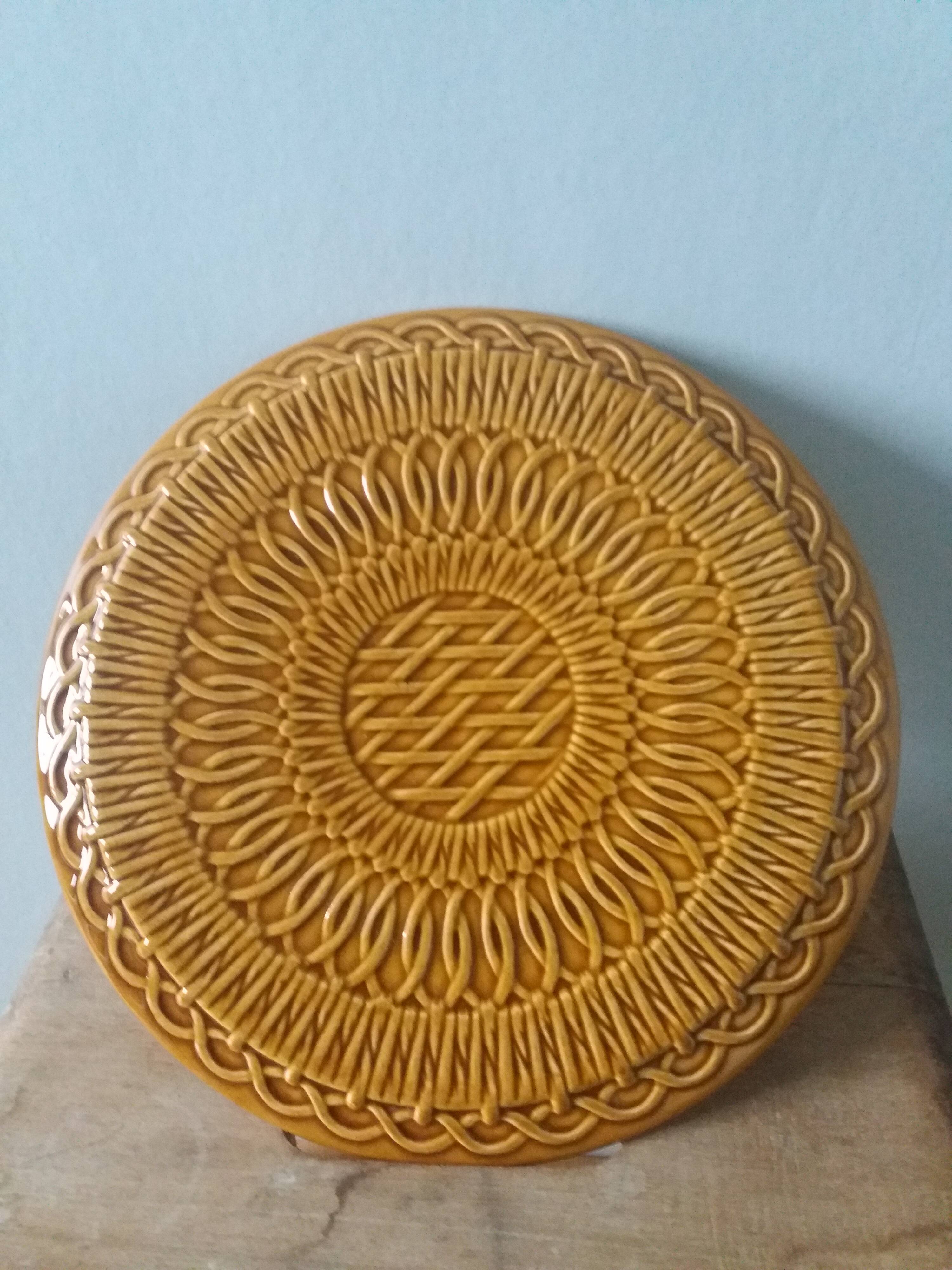 Gien Val d'Or braided effect slip tray