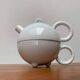 Teapot and cup from the vintage postmodern German Fantasia series by Matteo Thun for Arzberg, 1980s, set of 2.