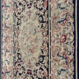 Carpet with knotted stitches in the style of Aubusson