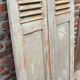 Old pair of wooden shutters 152 cm
