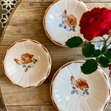 Set of 3 vintage hollow dishes from Digoin