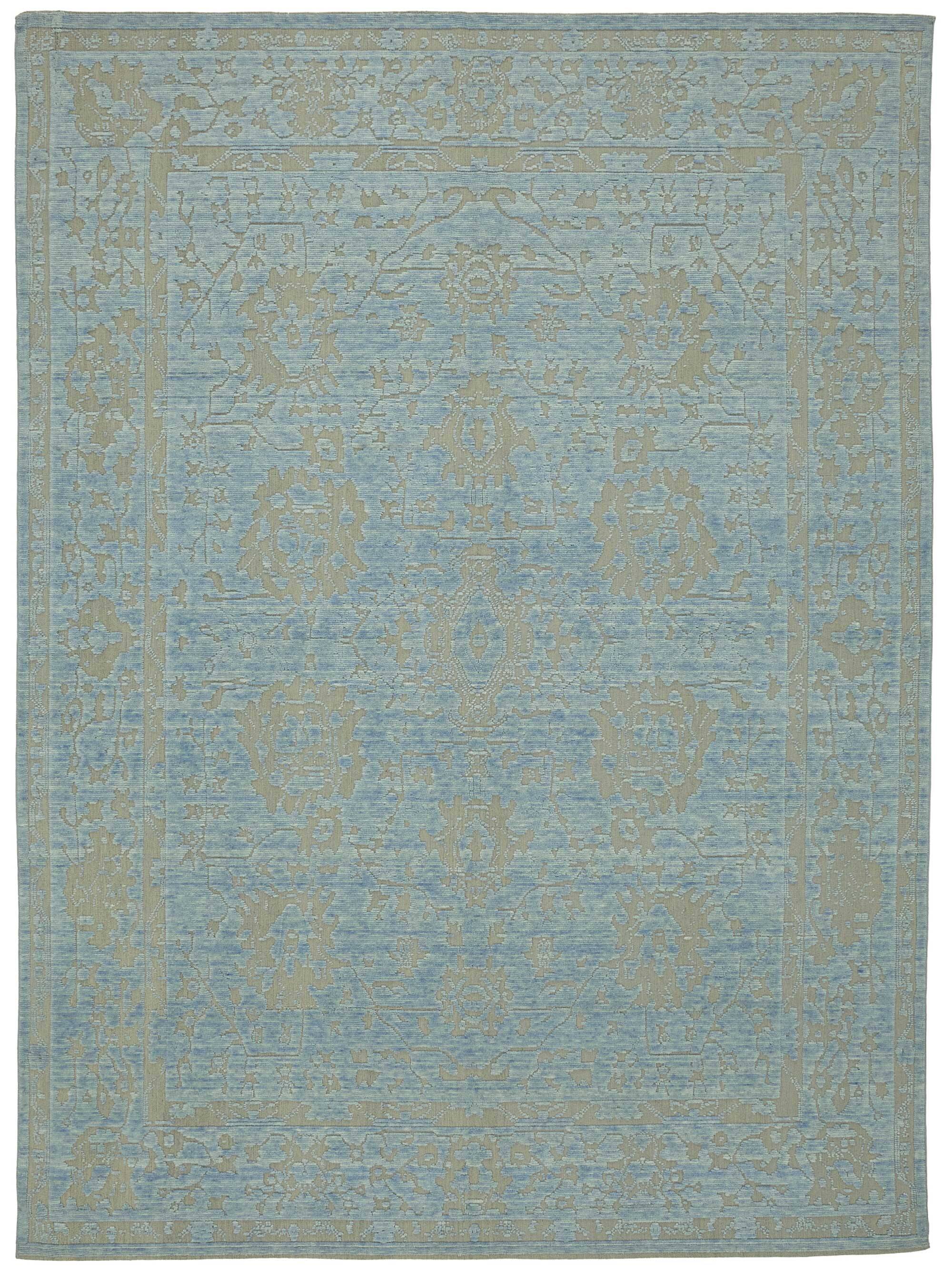 Turkish Handcrafted Loom Oushak Rug 281 cm x 382 cm