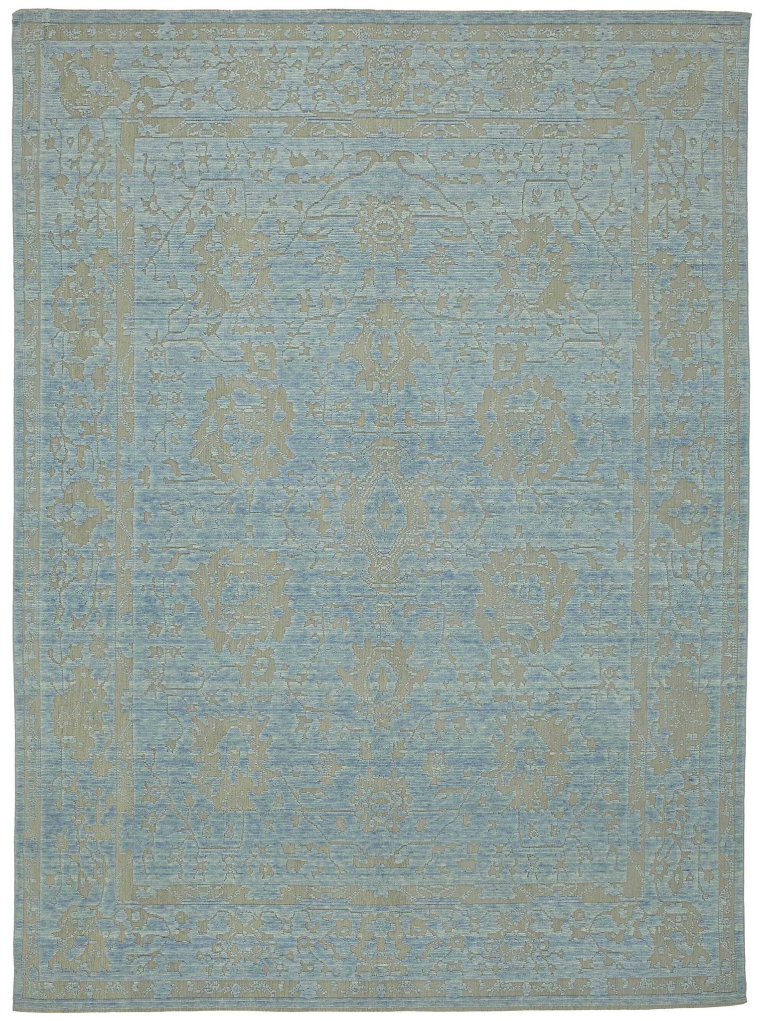 Turkish Handcrafted Loom Oushak Rug 281 cm x 382 cm