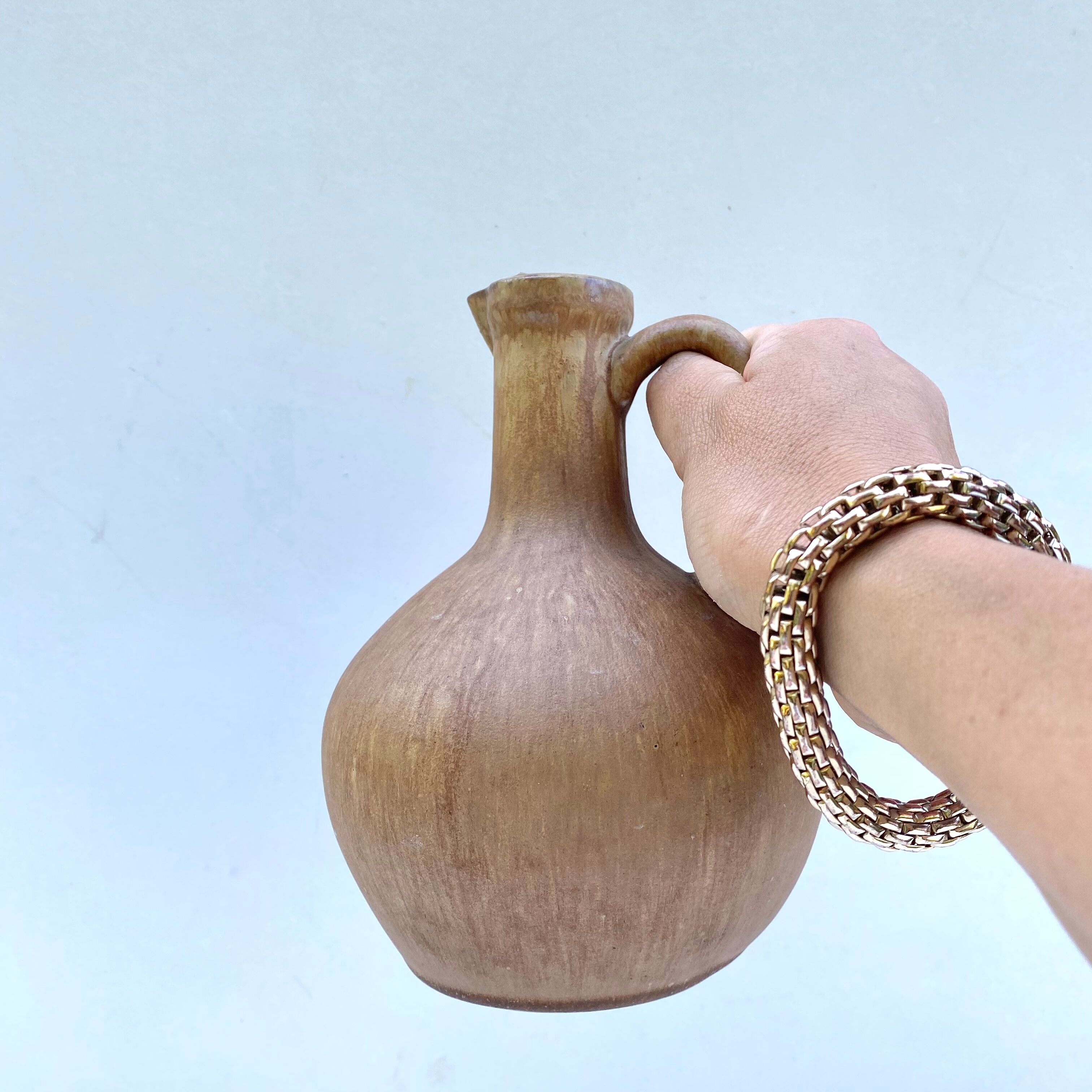 Sandstone pitcher vase