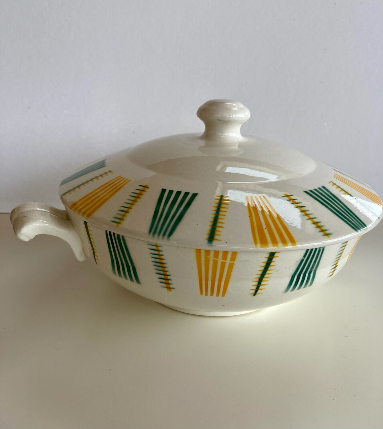 Vintage Sarreguemines soup tureen Brigitte