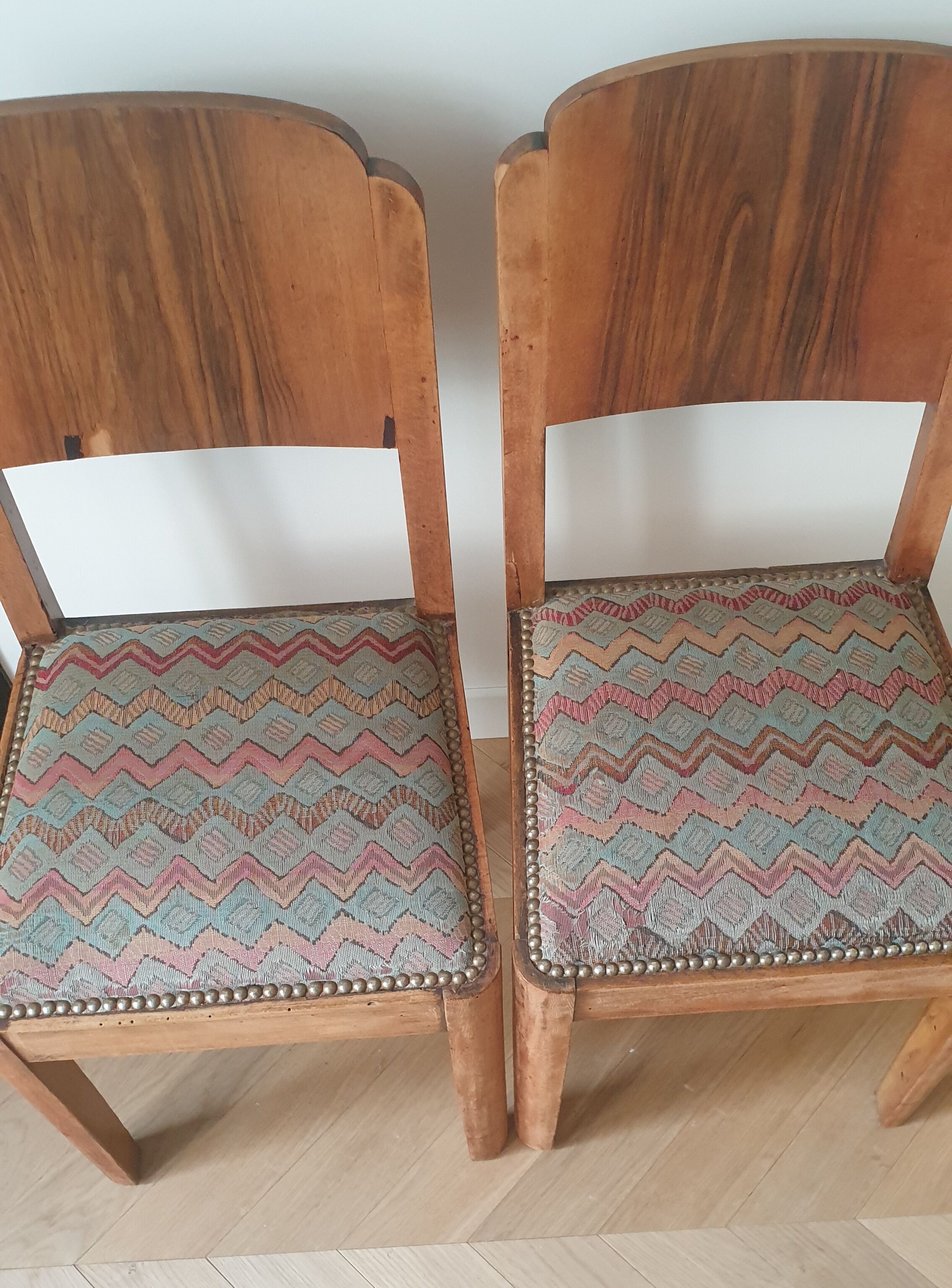 Pair of art deco chairs