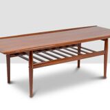Grete Jalk for Glostrup. “GJ106” coffee table in teak. 1960s.