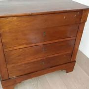 Solid walnut chest of drawers