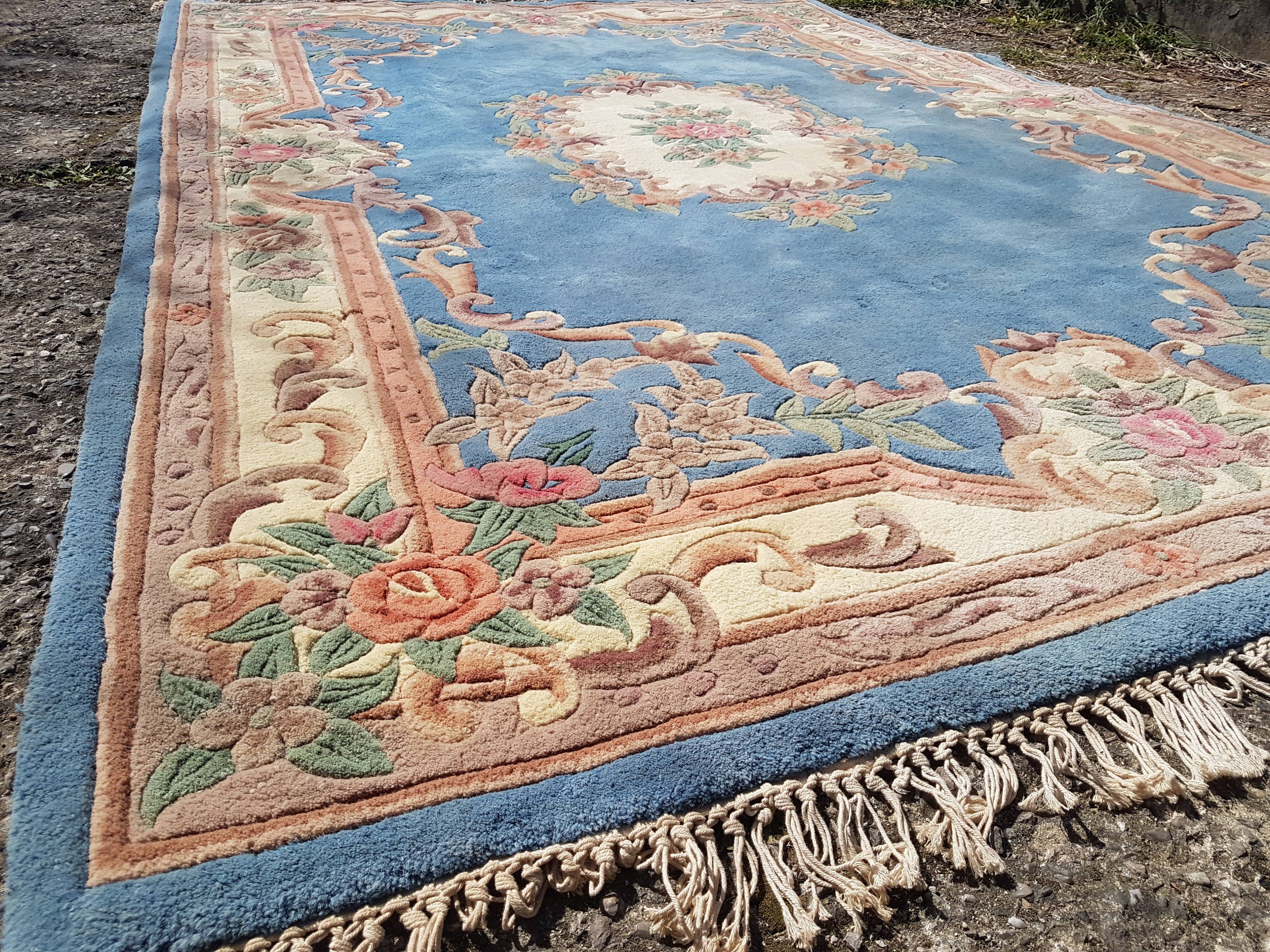 Chinese wool carpet, handmade 200x300cm