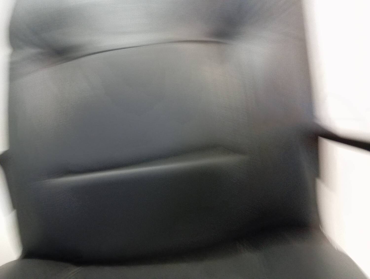 Westnofa Scandinavian office armchair in leather