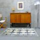 Tapis Rya scandinave fait à la main, années 1960, 152x105 cm