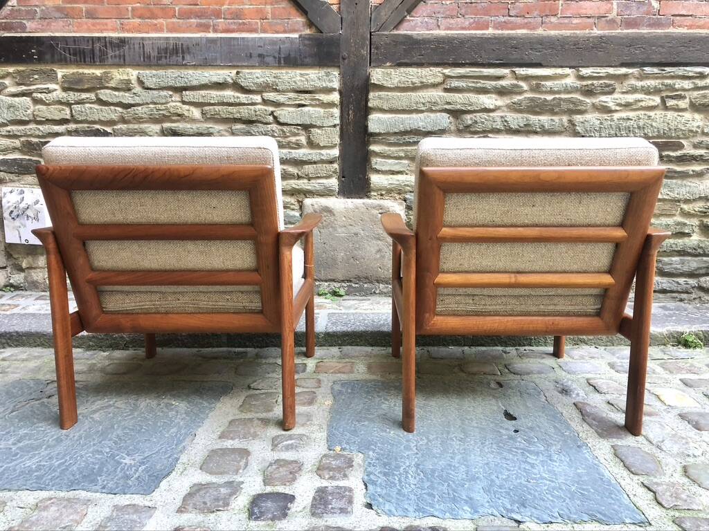 Pair of Danish armchairs 1970