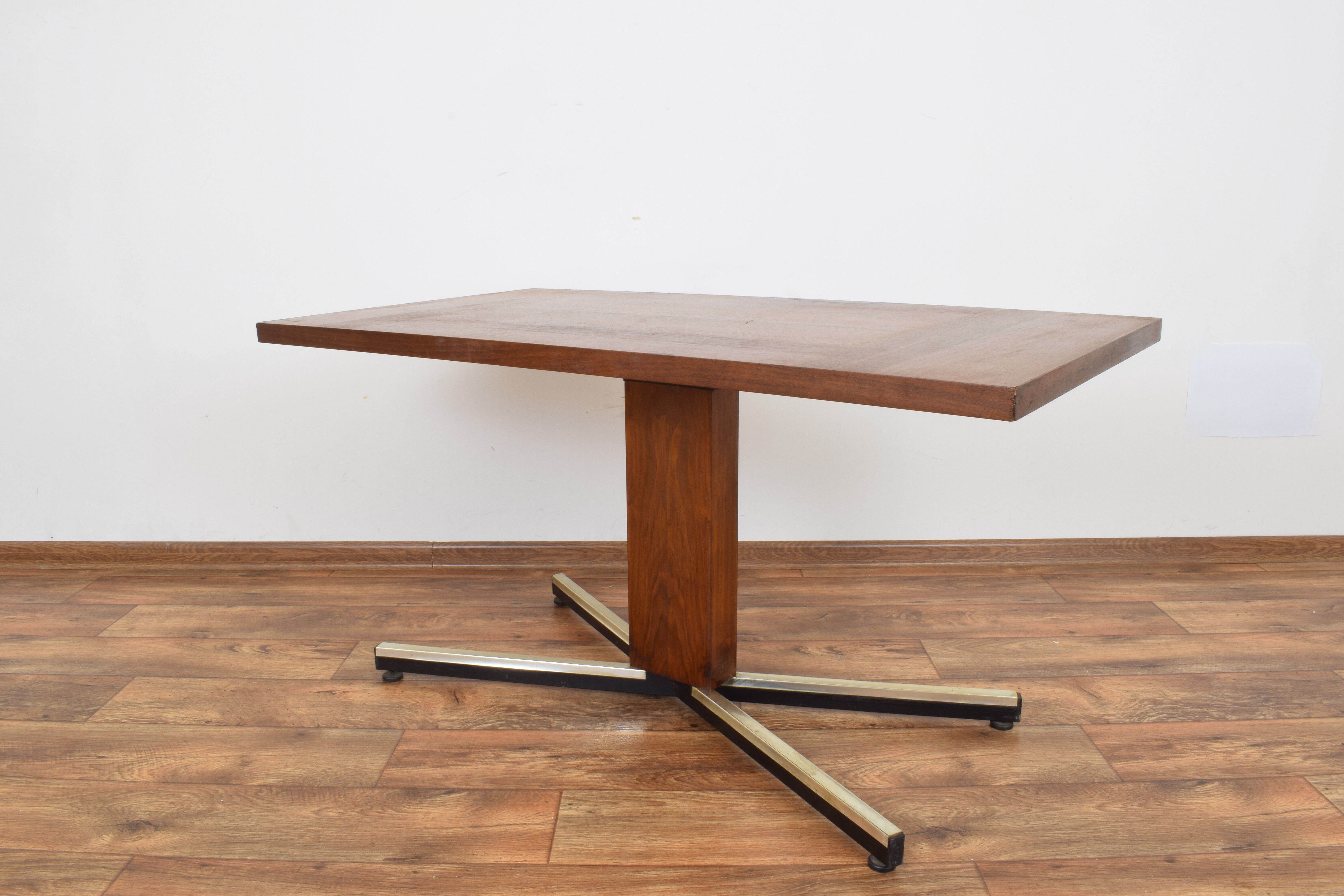 Mid-century teak german table, 1970