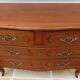Antique style chest of drawers in stained and molded beech with 4 drawers - Very good condition