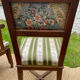 Antique Directoire style salon (2-seater bench + chair)