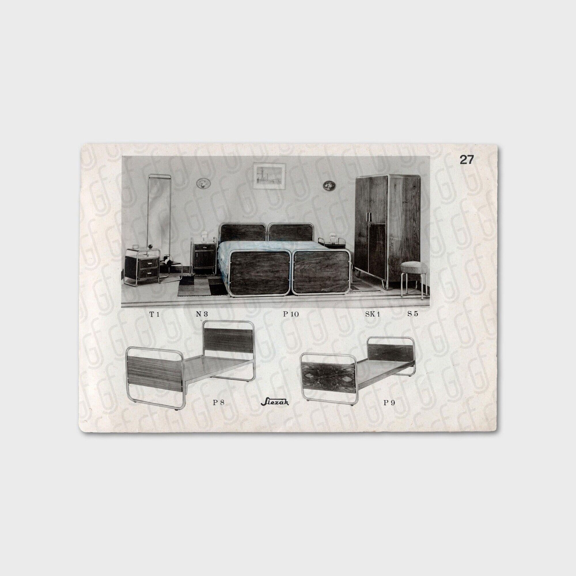 Tubular steel bed by Slezák, 1930´s, Czechoslovakia