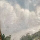 Oil painting on isorel signed M. Höpflinoer, Impressionist.