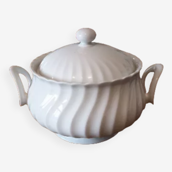 Vintage mid-century white tureen, wunsiedel bavaria germany