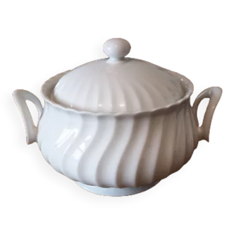 Vintage mid-century white tureen, wunsiedel bavaria germany