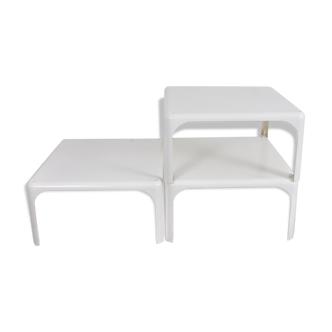 Lot de trois tables Magistretti pour Artemide - Demetrio 45