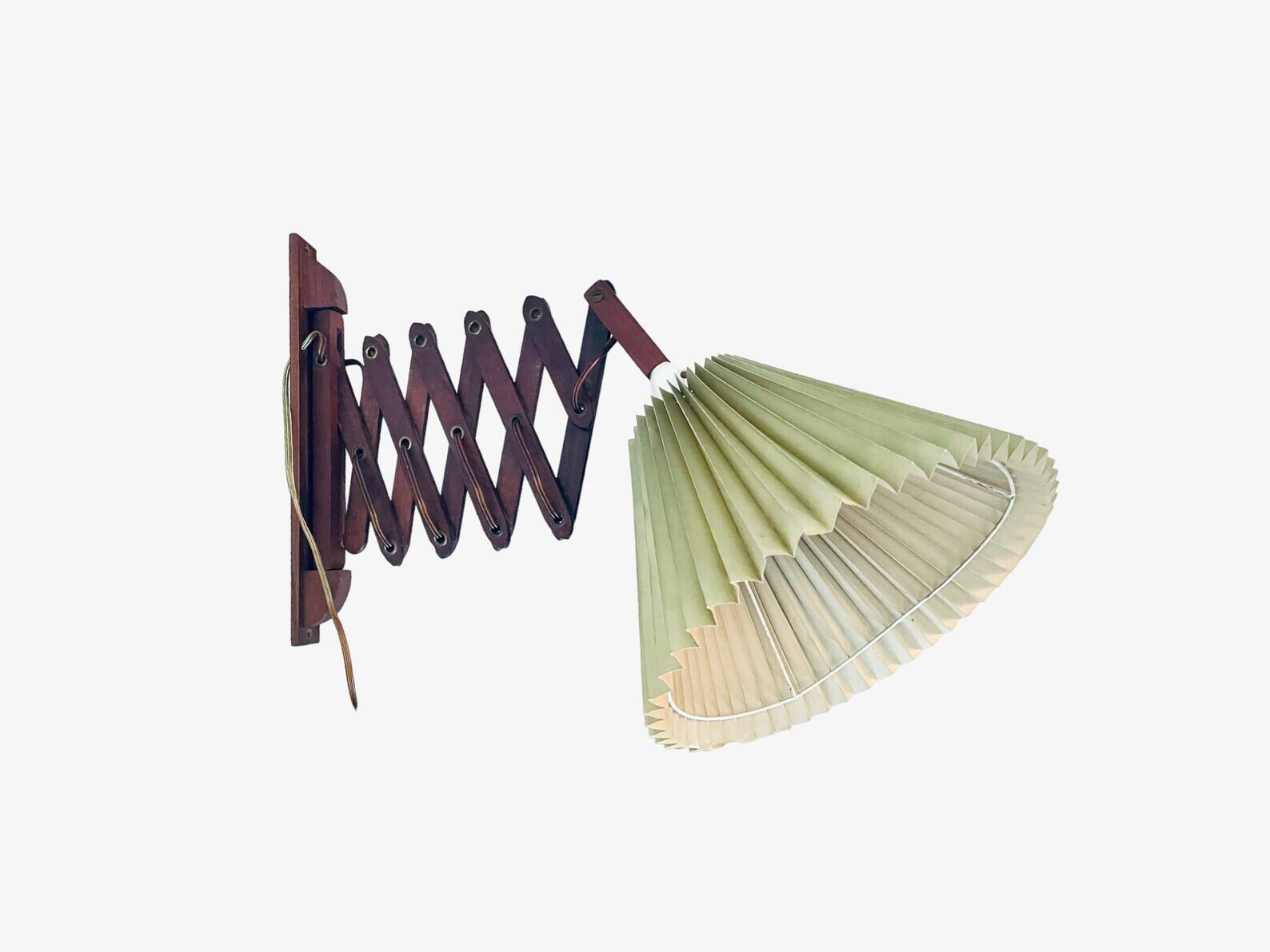 70s Danish vintage scissor lamp