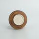 Small Mid-Century Scandinavian Modern Collectible Brown Stoneware Vases by Gunnar Borg, Set of 4