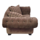 Large weighty love seat with the original matching cushions. Marked "Handmade in Holland"