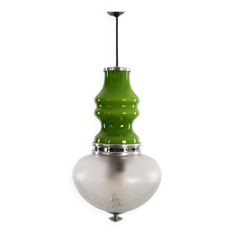 Pendant lamp, Italian design, 1970s, production: Mazzega